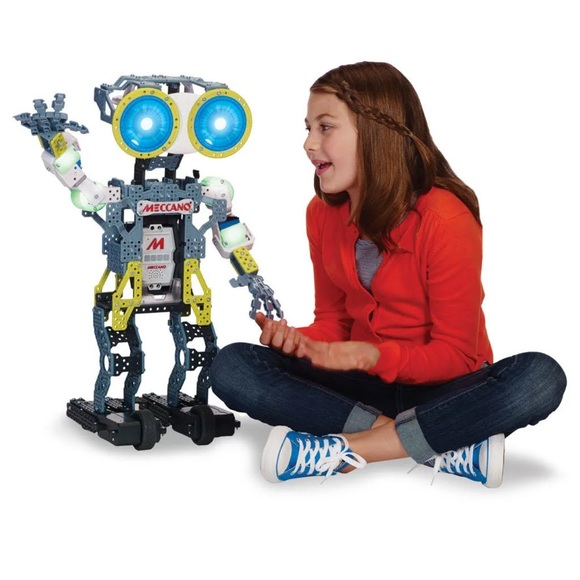 Robotic Mecca Robotics Companion - Blue, White, and Yellow